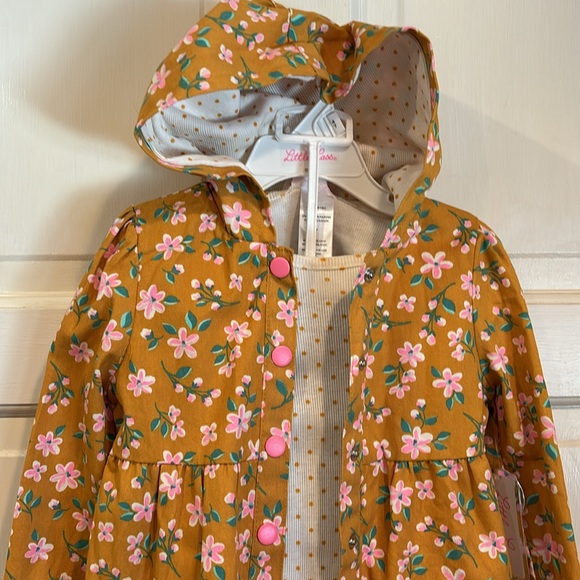 NWT little lass 3 piece outfit jacket with hood, top and pant - Picture 7 of 7